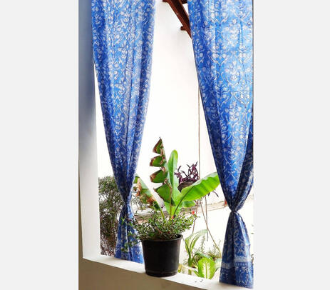 Hand Block Printed C Qalara Hand Block Printed C Qalara, Hand Printed Curtains